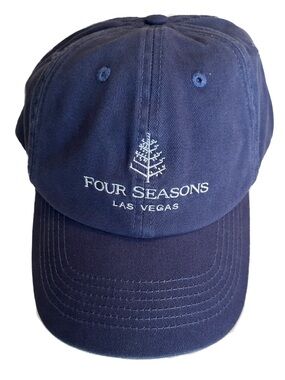 Four Seasons Las Vegas Baseball Cap Blue Adjustable SnapBack Souvenir Dad Hat